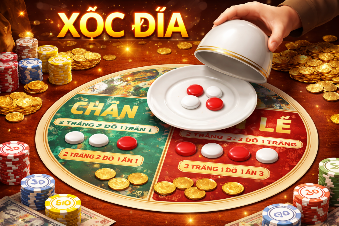 Cảm xúc khi chơi xóc đĩa online