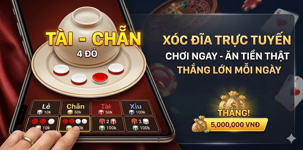 Xóc đĩa trực tuyến ăn tiền đang trở thành một xu hướng